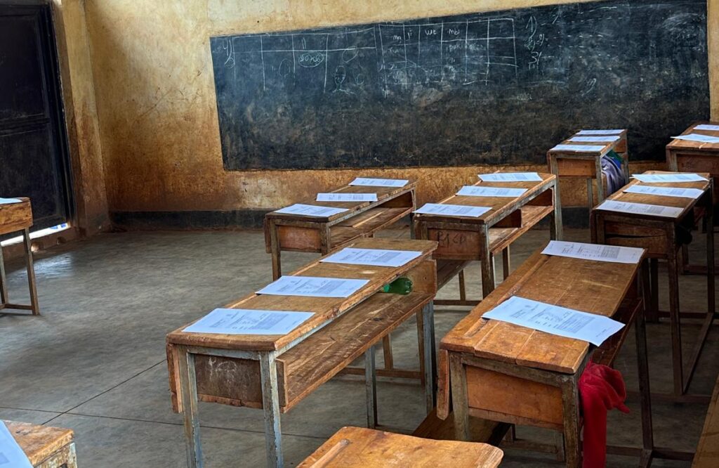 Klassenraum in Mugera