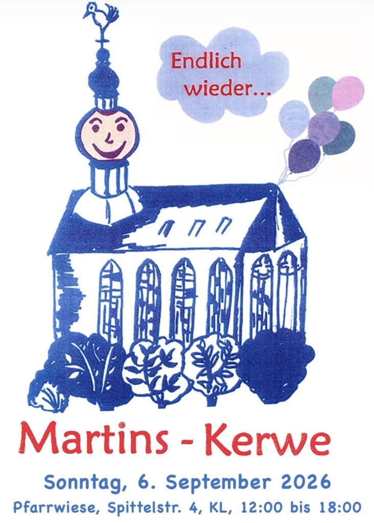Veranstaltungsplakat zur Martinskerwe.